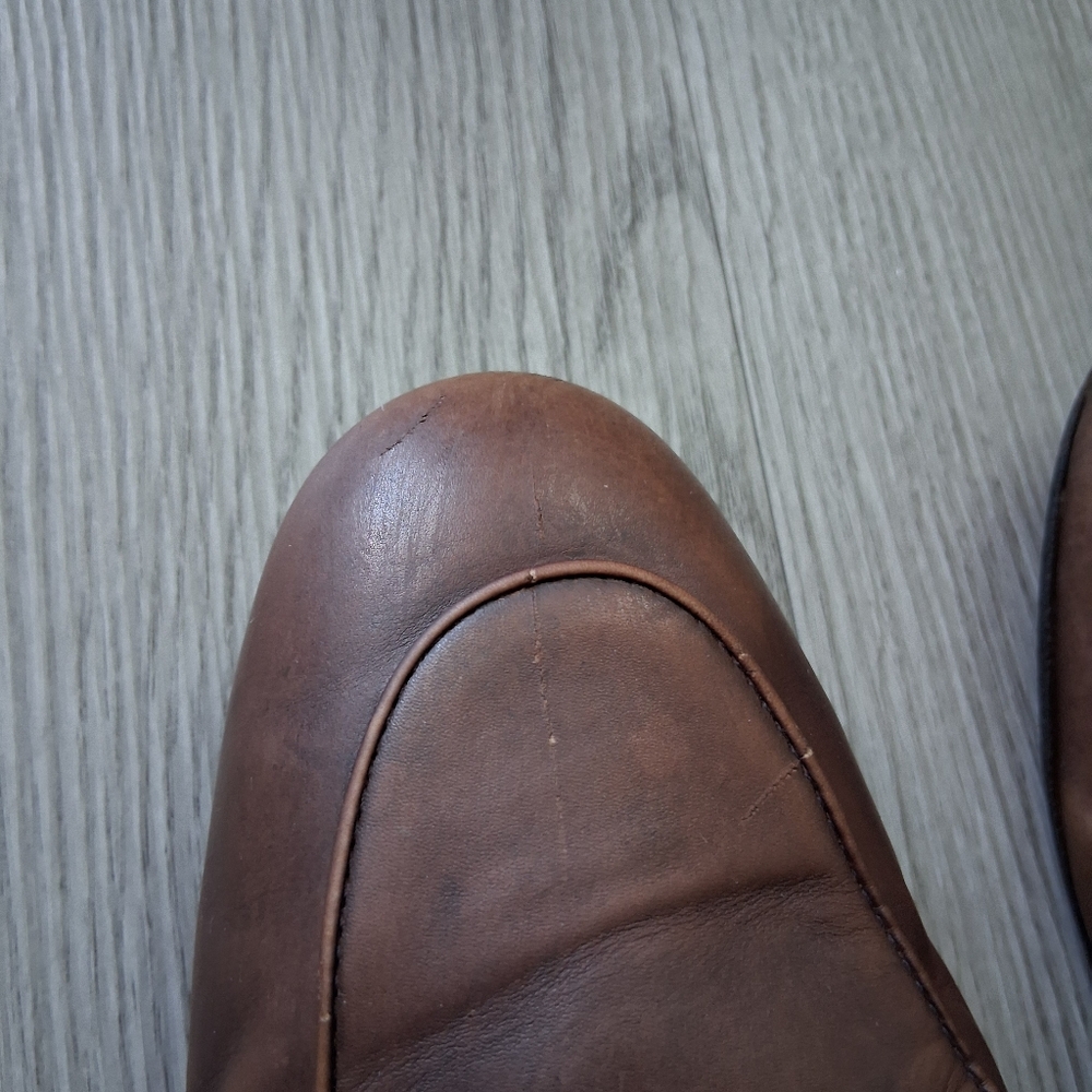 Gucci Princetown Brown Leather Mule 39.5EU - Picture 5 of 16